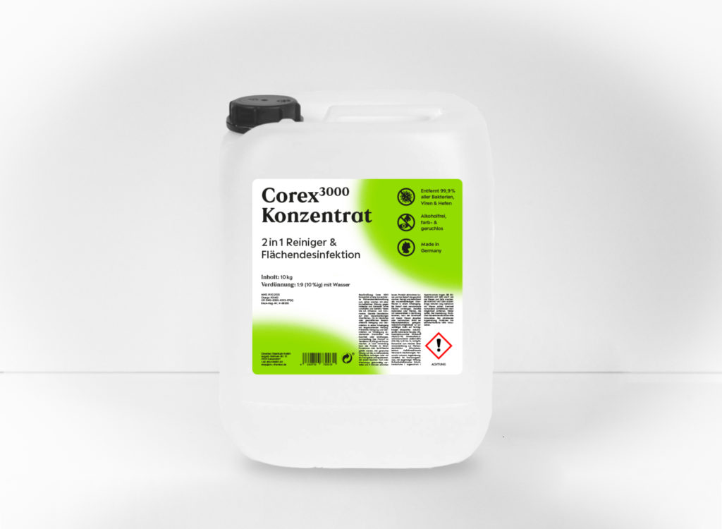 Corex 3000 - Flächendesinfektion & Reiniger